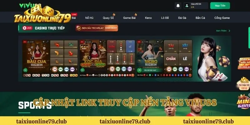Cập nhật link truy cập nền tảng Vivu88