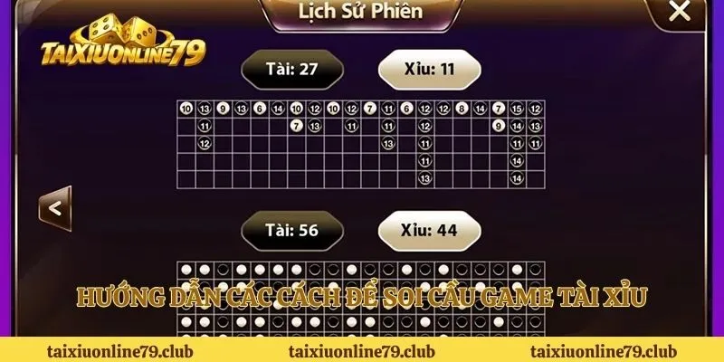 Hướng dẫn các cách để soi cầu game tài xỉu 