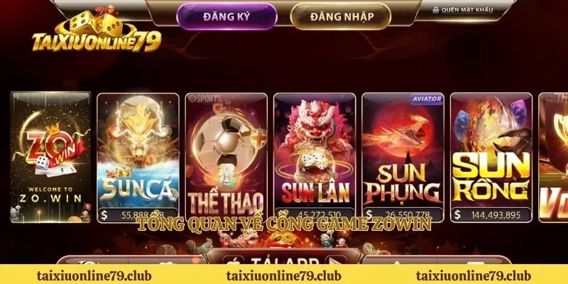 Tổng quan về cổng game Zowin